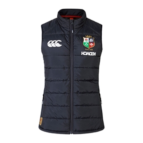 British and Irish Lions Womens Microlight Gilet Navy - Front