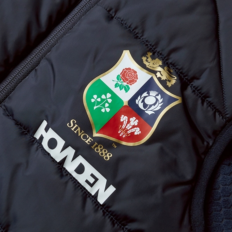 British and Irish Lions Womens Microlight Gilet Navy - Crest