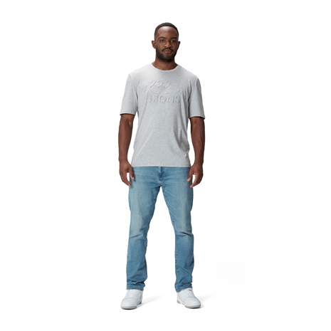 British and Irish Lions Mens Monument T-Shirt Grey - Model Full Length