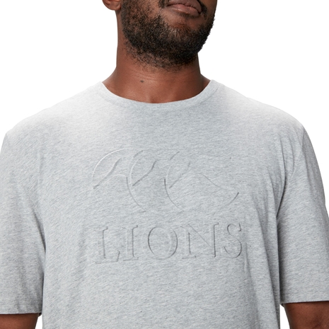 British and Irish Lions Mens Monument T-Shirt Grey - Model Chest