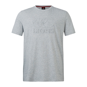 British and Irish Lions Mens Monument T-Shirt Grey - Front