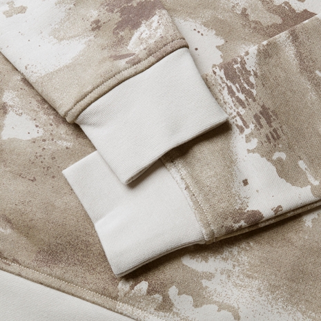 British and Irish Lions Junior Camo Crew Jumper Taupe - Sleeves