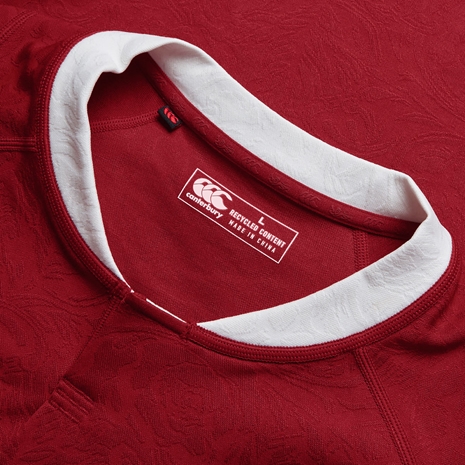 British and Irish Lions Adults Rugby Shirt Red - Collar British and Irish Lions Adults Rugby Shirt Red - Collar