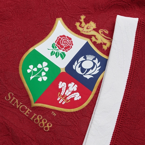 British and Irish Lions Adults Rugby Shirt Red - Crest British and Irish Lions Adults Rugby Shirt Red - Crest