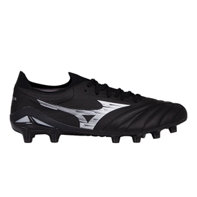 Mizuno Adults Morelia Neo IV Elite FG Rugby Boots - Black/Silver - Outstep