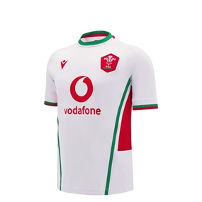 Wales Kids Away Rugby Shirt - Short Sleeve 2025 - Front