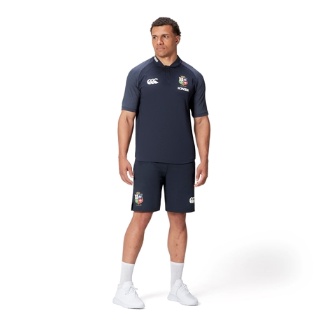 British and Irish Lions Mens Polo Navy - Model Front
