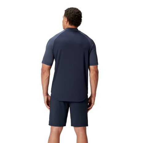 British and Irish Lions Mens Polo Navy - Model Back