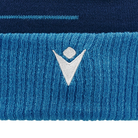 Scotland Adults Pom Pom Beanie - Navy Royal 2025 - Logo Scotland Adults Pom Pom Beanie - Navy Royal 2025 - Logo