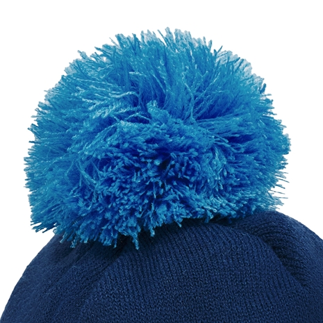 Scotland Adults Pom Pom Beanie - Navy Royal 2025 - Top Scotland Adults Pom Pom Beanie - Navy Royal 2025 - Top