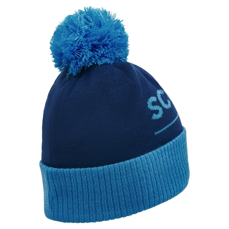 Scotland Adults Pom Pom Beanie - Navy Royal 2025 - Back Scotland Adults Pom Pom Beanie - Navy Royal 2025 - Back