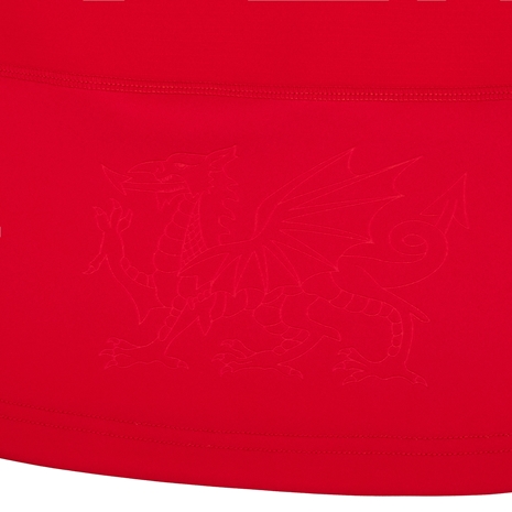 Wales Mens Home Rugby Shirt Slim Fit - Short Sleeve 2025 - Dragon