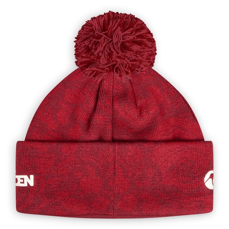 British and Irish Lions Bobble Hat Red - Back Flat