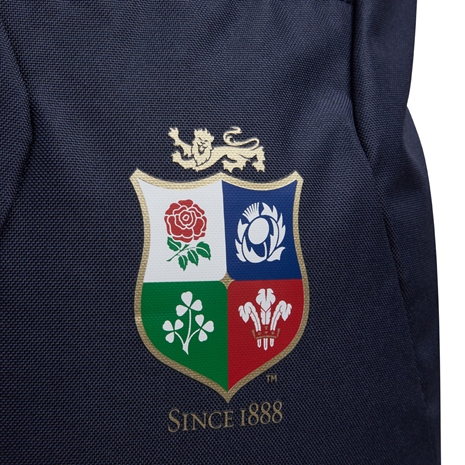 British and Irish Lions Medium Backpack Navy Back - Crest