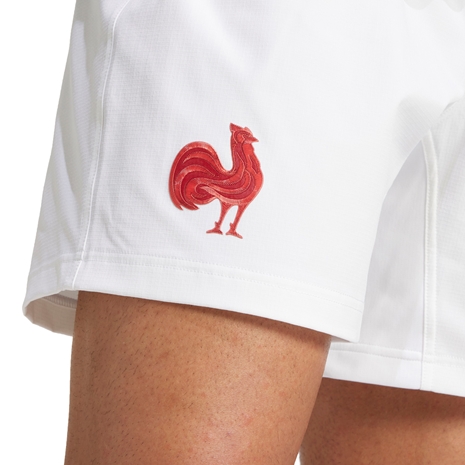 France Mens Home Shorts White 24/25 - FFR France Mens Home Shorts White 24/25 - FFR
