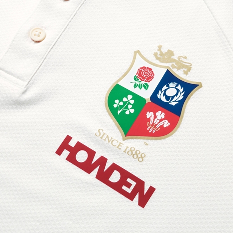 British and Irish Lions Mens Polo Cream - Crest