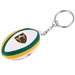 Gilbert Northampton Saints Rugby Ball Keyring - Front 
