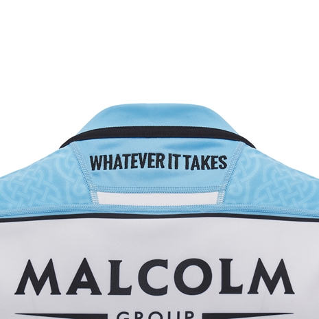 Glasgow Mens Away Rugby Shirt - Short Sleeve - 2025 - Neck