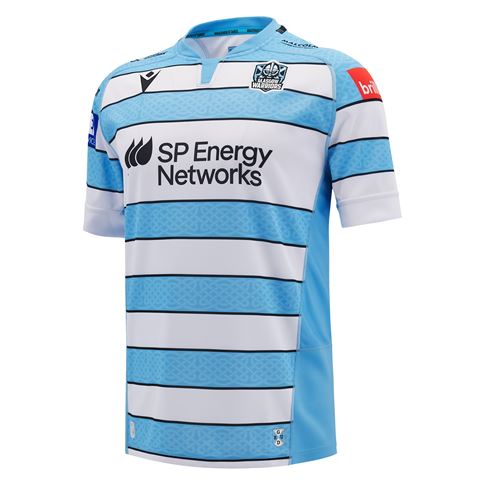 Glasgow Mens Away Rugby Shirt - Short Sleeve - 2025 - Front Glasgow Mens Away Rugby Shirt - Short Sleeve - 2025 - Front