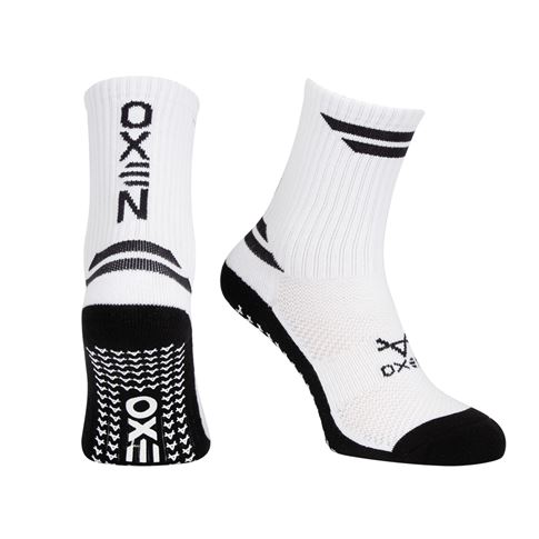 OXEN Adults Grip Socks - White/Black OXEN Adults Grip Socks - White/Black