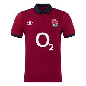 England Mens Away Classic Rugby Shirt - Short Sleeve 2025 - Front