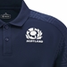 Scotland Mens Travel Polo T-Shirt - 2025 - Badge  Scotland Mens Travel Polo T-Shirt - 2025 - Badge