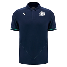 Scotland Mens Travel Polo T-Shirt - 2025 - Front