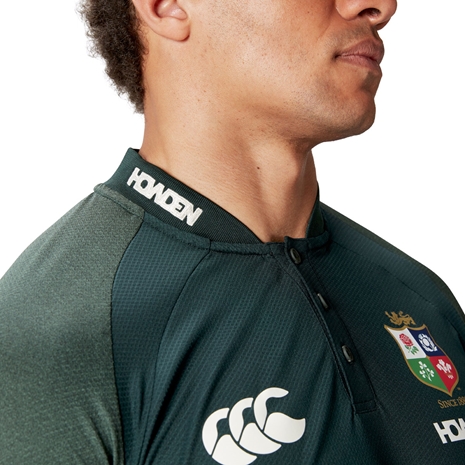 British and Irish Lions Mens Polo Green - Model Collar British and Irish Lions Mens Polo Green - Model Collar