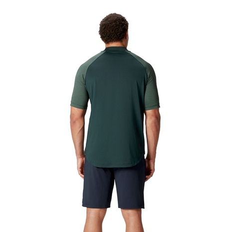 British and Irish Lions Mens Polo Green - Model Back British and Irish Lions Mens Polo Green - Model Back
