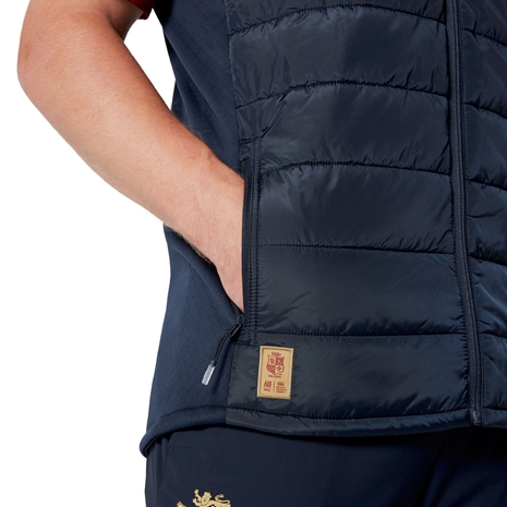 British and Irish Lions Mens Microlight Gilet Navy - Model Pocket