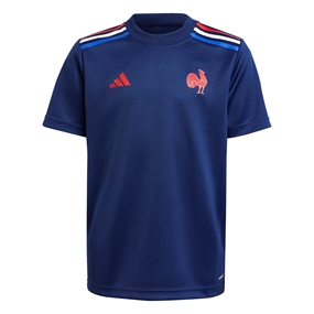 France Junior Supporters T-Shirt Dark Blue 24/25 - Front