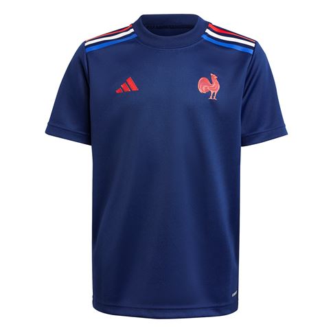 France Junior Supporters T-Shirt Dark Blue 24/25 - Front France Junior Supporters T-Shirt Dark Blue 24/25 - Front