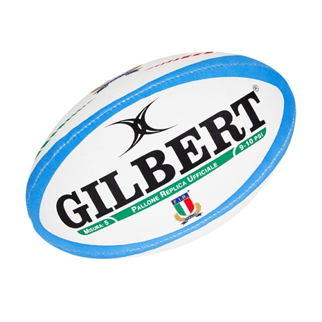 Gilbert Italy Replica Rugby Ball - Back