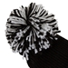 Big Bobble Beanie Hat Black - Pom Pom 