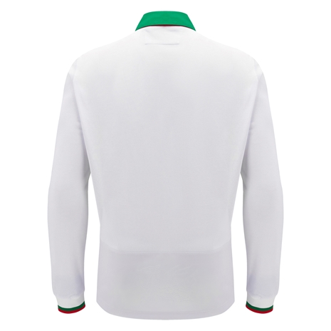Wales Mens Away Cotton Rugby Shirt - Long Sleeve 2025 - Back