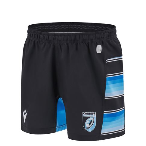 Cardiff Kids Home Rugby Shorts - 2025 - Front Cardiff Kids Home Rugby Shorts - 2025 - Front