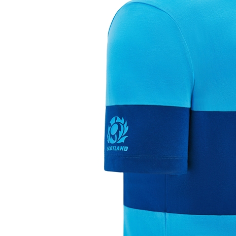 Scotland Juniors Cotton T-Shirt - Sky Blue - 2025 - Sleeve