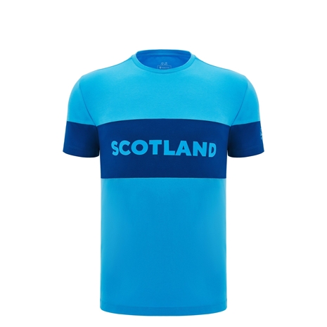 Scotland Juniors Cotton T-Shirt - Sky Blue - 2025 - Front