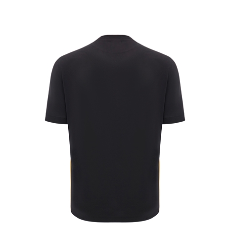 Wales Kids Travel Cotton T-Shirt - Black 2025 - Back