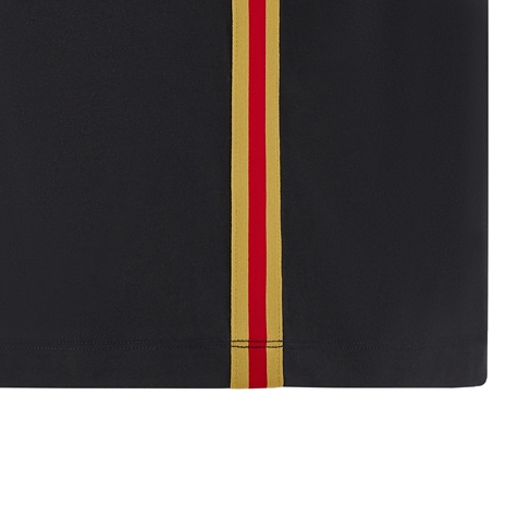 Wales Kids Travel Cotton T-Shirt - Black 2025 - Hem