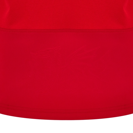 Wales Mens Cotton Home Rugby Shirt - Long Sleeve 2025 - Dragon