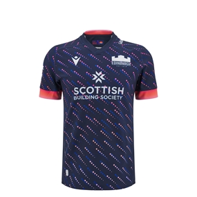 Edinburgh Kids Training Rugby Shirt - Short Sleeve - 24/25 - Front