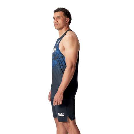 British and Irish Lions Mens Singlet Navy - Model Side