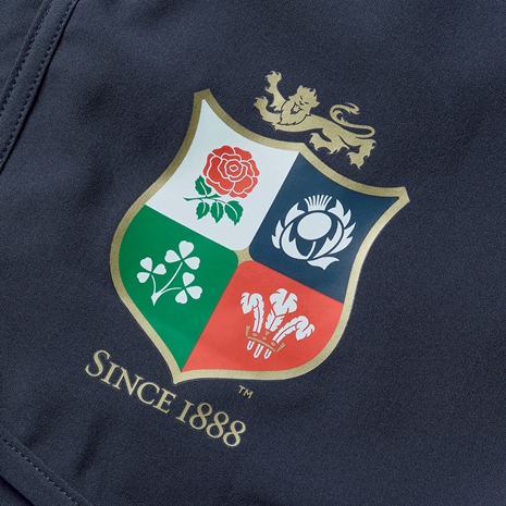 British and Irish Lions Womens Gym Shorts - Navy - Lions Logo