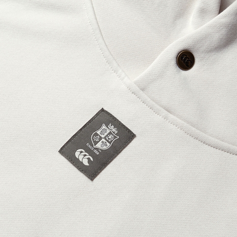 British and Irish Lions Outback Mens Fleece Hoody Natural - Crest