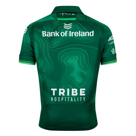 Connacht Mens Home Rugby Shirt - Short Sleeve - 2025 - Back