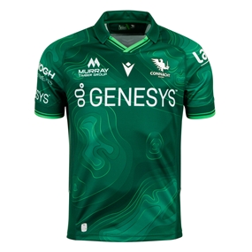 Connacht Mens Home Rugby Shirt - Short Sleeve - 2025 - Front