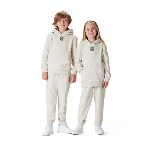 British and Irish Lions Outback Junior Fleece Hoodie Natural - Front models