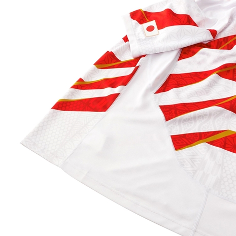 Japan Kids Home Pro Rugby Shirt - Hem