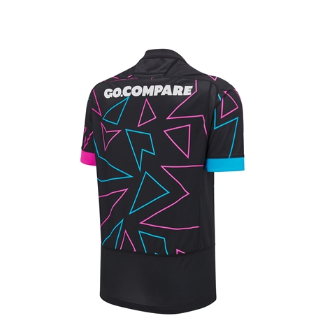 Wales Kids Away Pathway Rugby Shirt-Black 2025 - Back